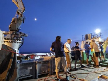 Sampling activity from the Mare Nigrum vessel in the NW Black Sea